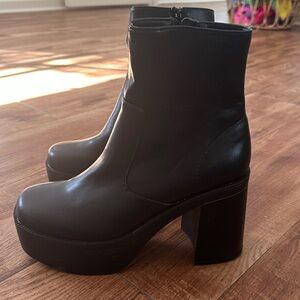 Madden Girl Grace Clog Platform Bootie
